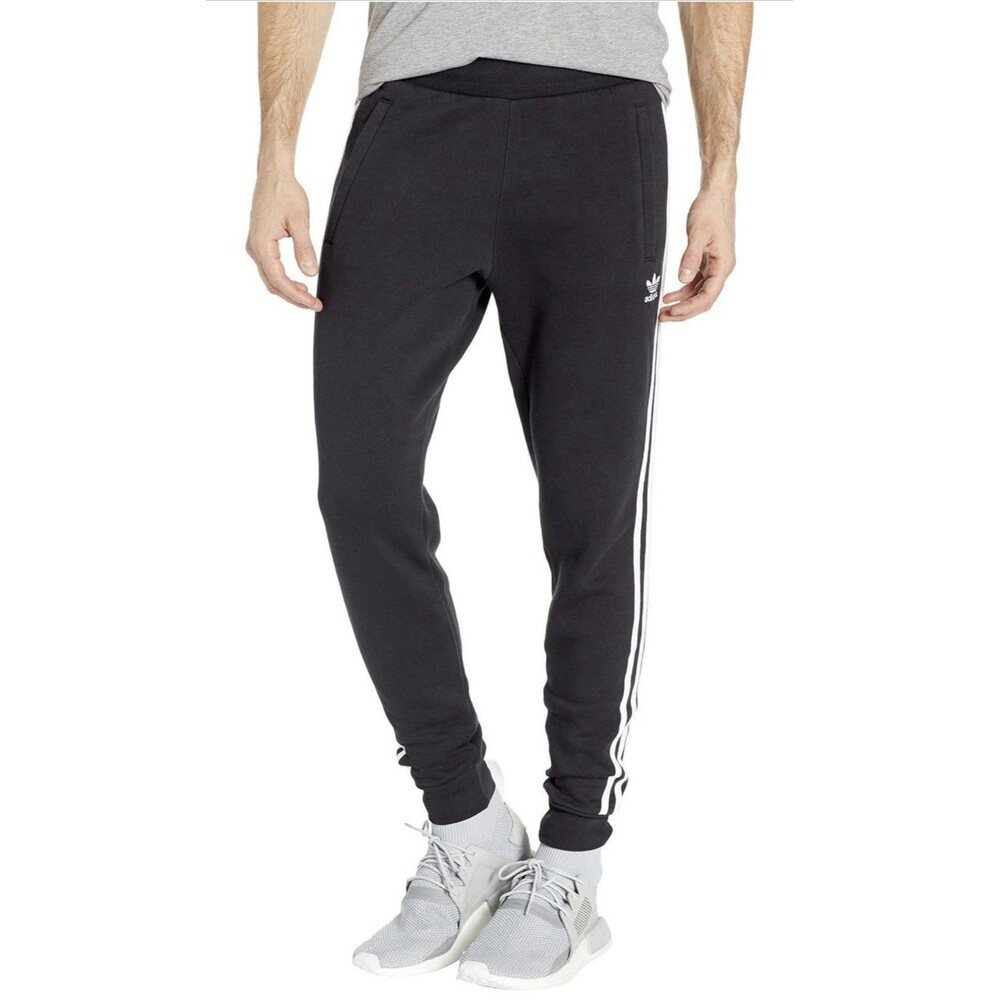 adidas Originals mens 3-stripes Pants Black Size Large - New With Tags